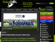 Tablet Screenshot of futbolgol.com